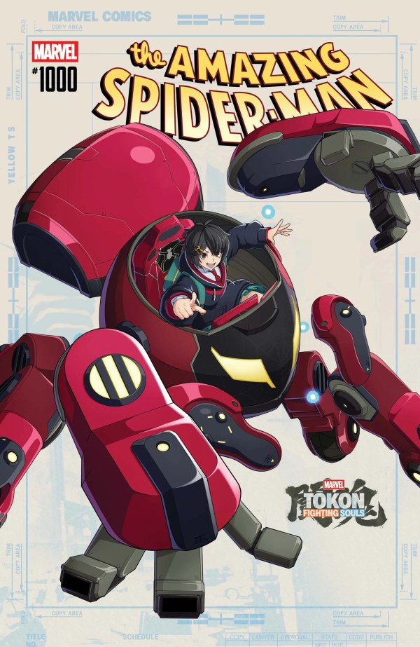 The Amazing Spider-Man #1000 (Marvel Games Marvel Tōkon: Fighting Souls Variant Cover)
