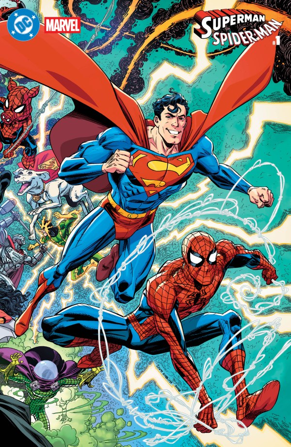 DC/Marvel Superman / Spider-Man #1 (Scott Koblish Wraparound Variant Cover)