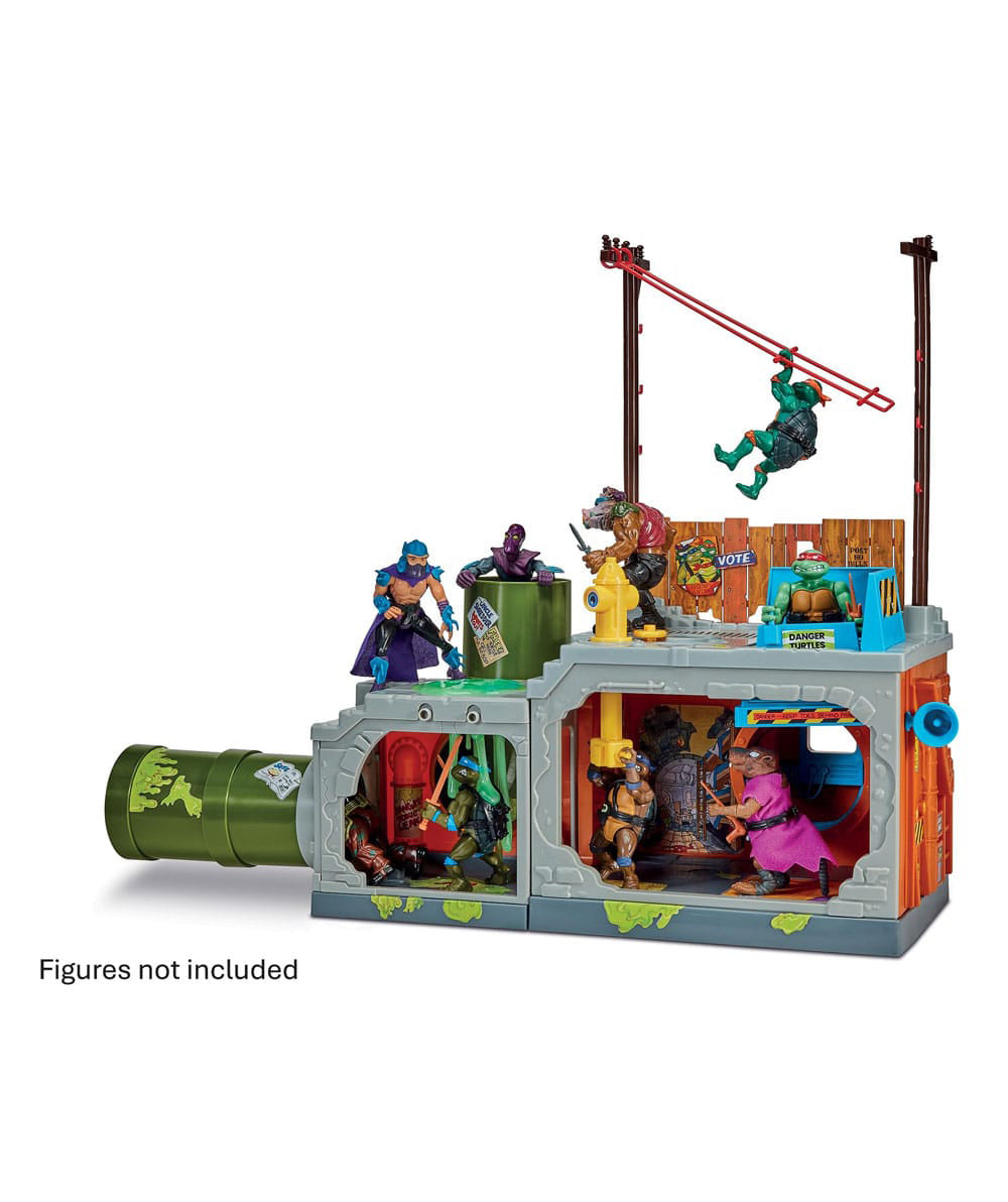 Teenage Mutant Ninja Turtles Building Secret Sewer Lid Playset Mutant Module 30 cm