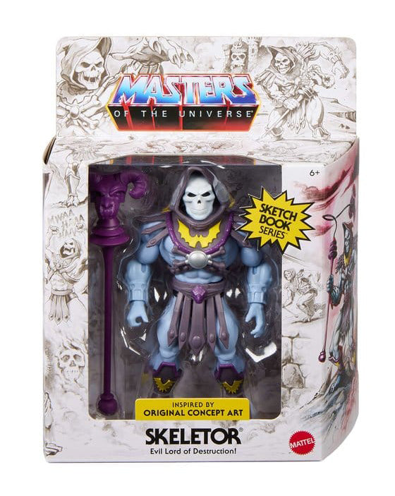 Masters of the Universe Origins Action Figure Sketchbook Series: Skeletor 14 cm