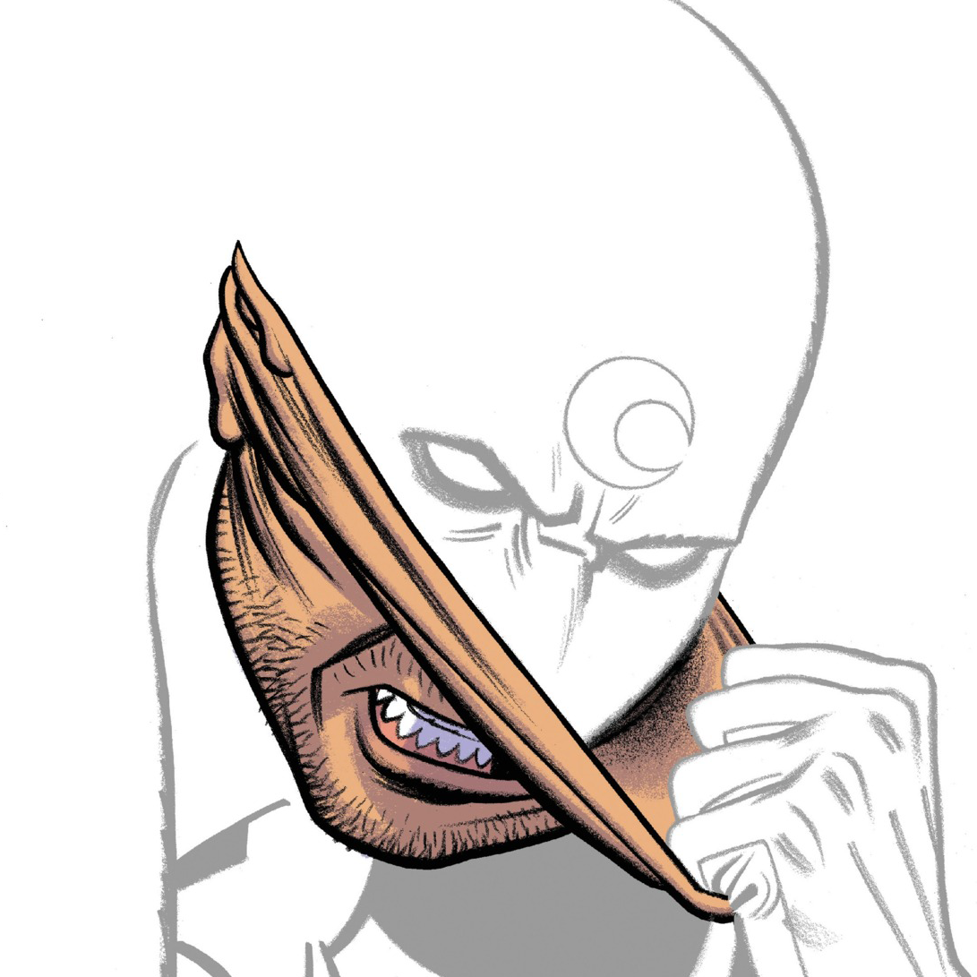 Λατρεύει τον Moon Knight και τον Mister Miracle. Δηλαδή τους ήρωες με ψυχολογικά.