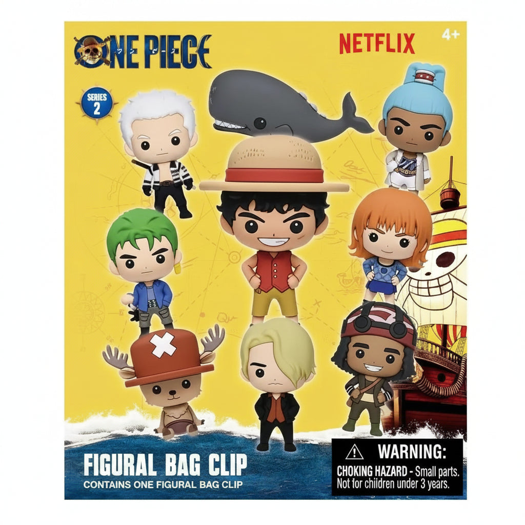 One Piece (2023) 3D Foam Bag Clips Series 2