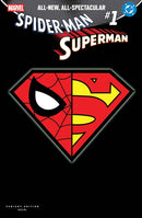 Marvel/DC Spider-Man / Superman #1 (Logo Mashup Variant Cover)
