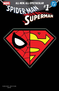 Marvel/DC Spider-Man / Superman #1 (Logo Mashup Variant Cover)