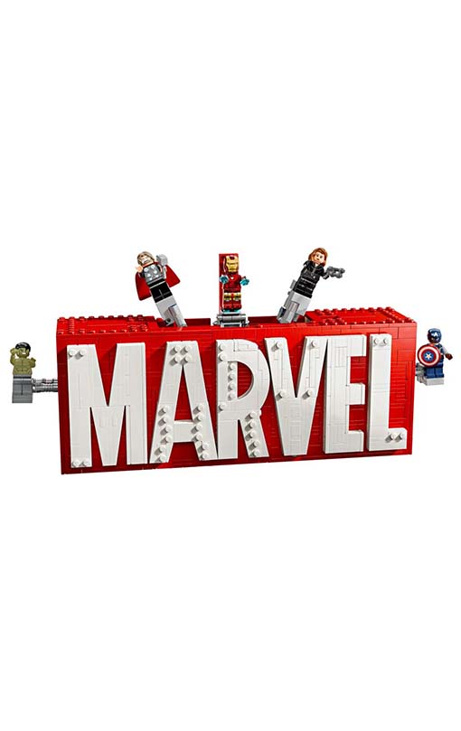 MARVEL LOGO & MINIFIGURES
