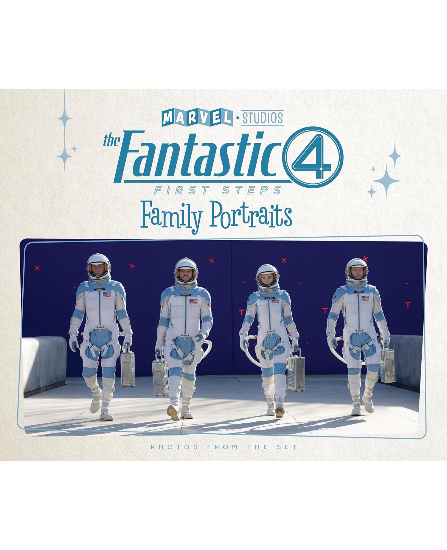 Marvel Studios' The Fantastic Four First Steps - Family Portraits Photos from the Set hardcover