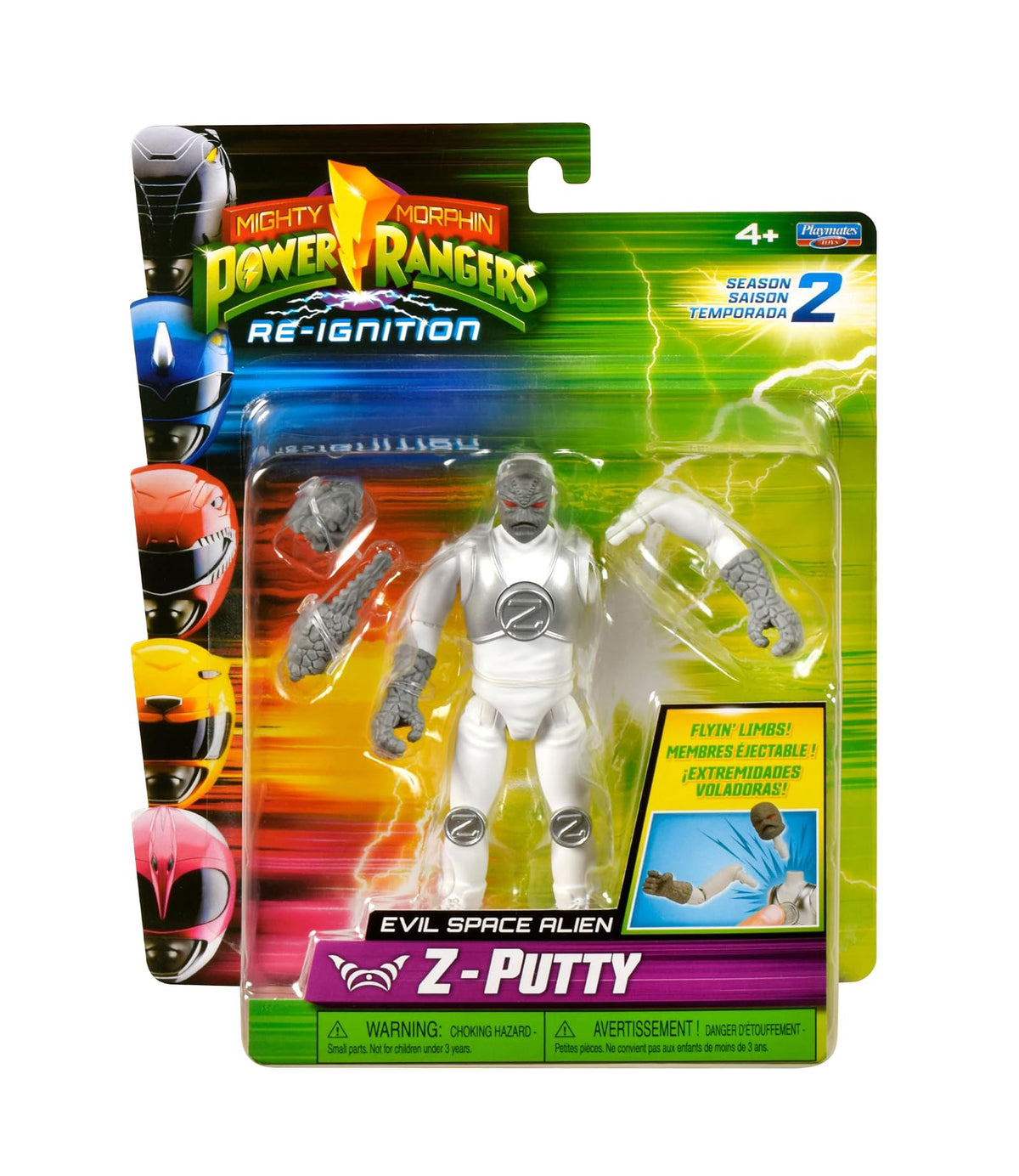 Mighty Morphin Power Rangers Basic Action Figure Z-Putty