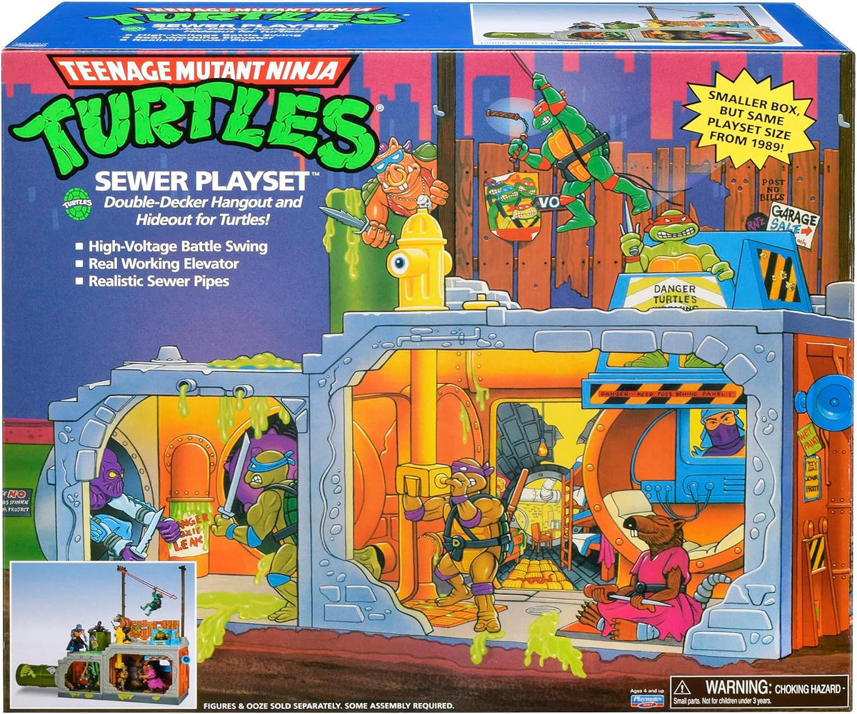 Teenage Mutant Ninja Turtles Building Secret Sewer Lid Playset Mutant Module 30 cm