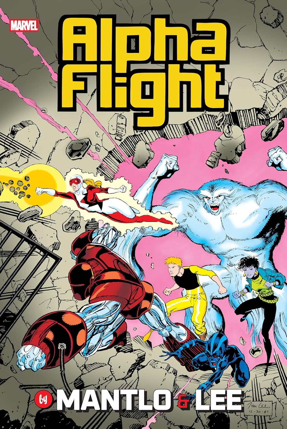 Alpha Flight by Mantlo &amp; Lee Omnibus hardcover