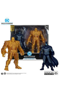 Arkham City DC Multiverse Action Figure 2-Pack Batman & Solomon Grundy (Gold Label) 18 DAMAGED PACKAGING