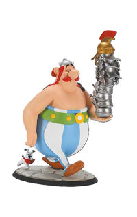 Asterix Statue Obelix Stack of Helmets and Dogmatix 21 cm