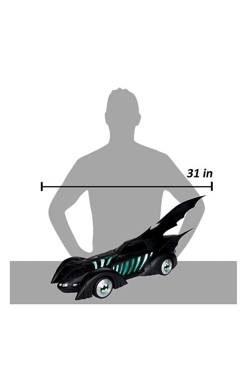 Batman Forever DC Multiverse Action Figure with Vehicle Alfred Pennyworth & Batmobile (Gold Label) 79 cm