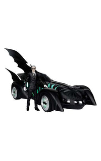 Batman Forever DC Multiverse Action Figure with Vehicle Alfred Pennyworth & Batmobile (Gold Label) 79 cm