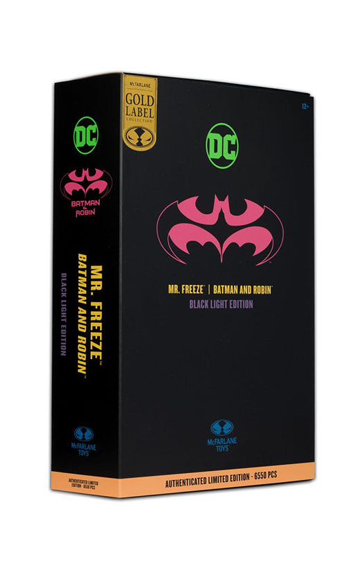Batman & Robin DC Multiverse Action Figure Mr. Freeze (Black Light Edition) (Gold Label) 18 cm