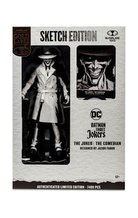 Batman: Three Jokers DC Multiverse Action Figure The Joker: The Comedian Sketch Edition (Gold Label) 18 cm