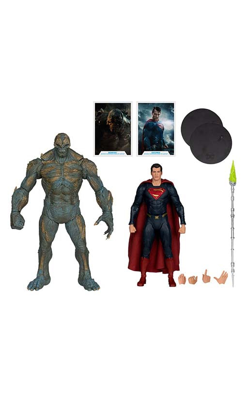 Batman v Superman: Dawn of Justice DC Multiverse Mega Action Figure 2-Pack Doomsday & Superman