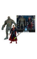 Batman v Superman: Dawn of Justice DC Multiverse Mega Action Figure 2-Pack Doomsday & Superman