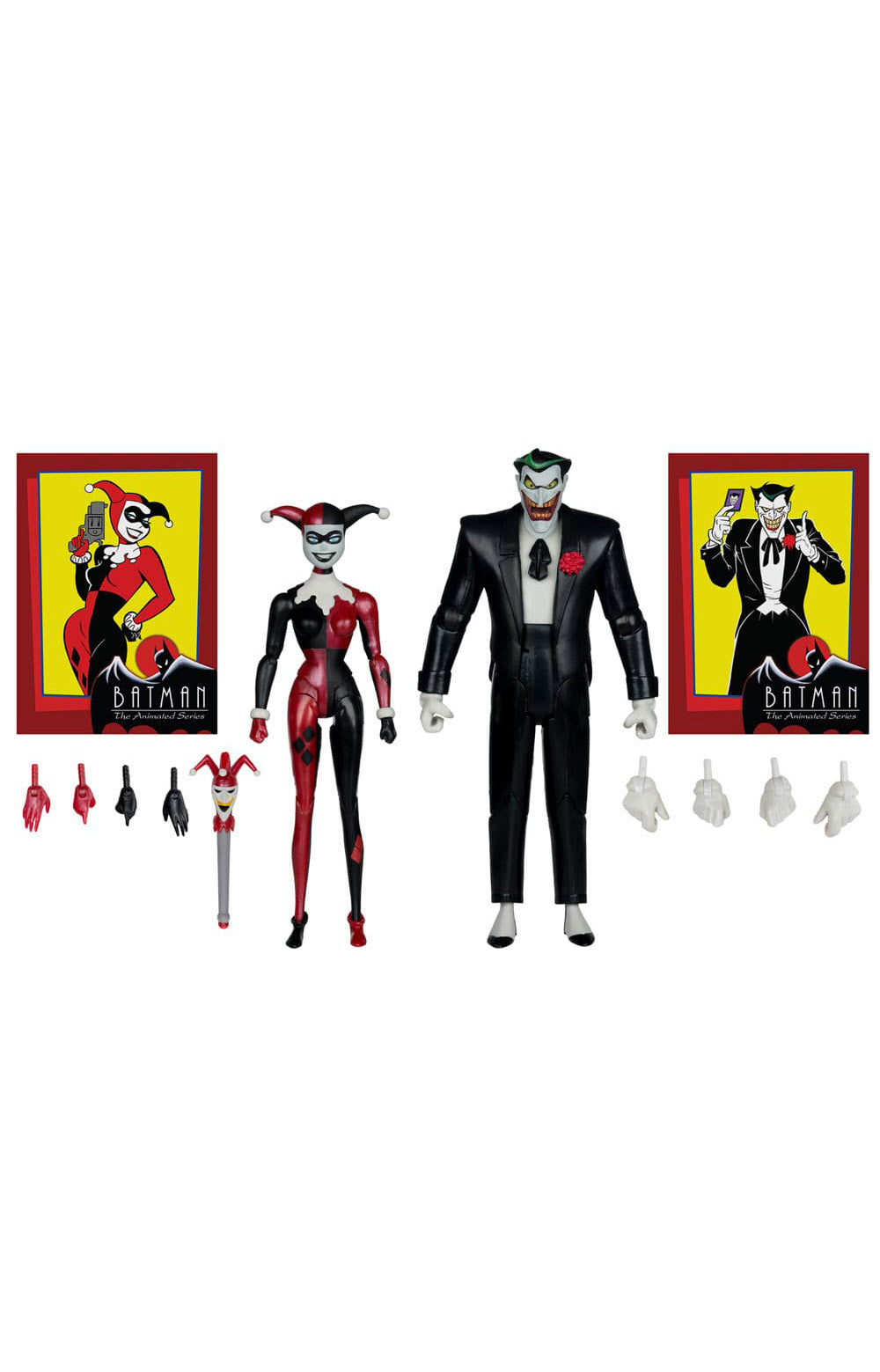 Batman: The Animated Series DC Direct Action Figures Harley Quinn & The Joker (Mad Love) (Gold Label) 18 cm