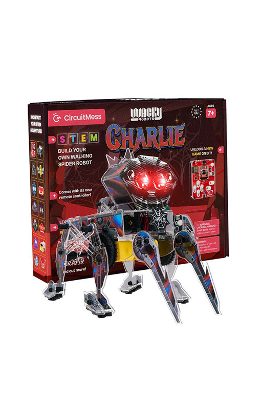 CircuitMess STEM Adventure Charlie– DIY Αράχνη ρομπότ με ανεξάρτητη κίνηση