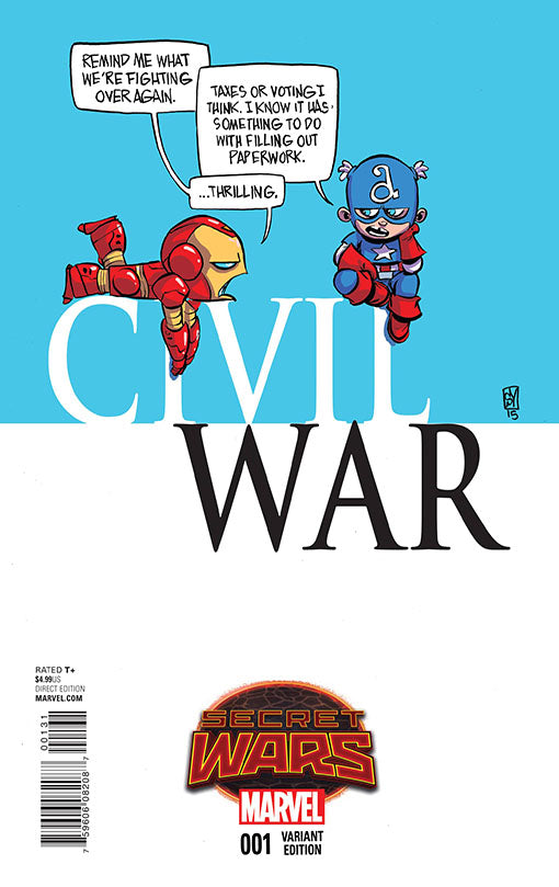 Civil War #1 Skottie Young Variant