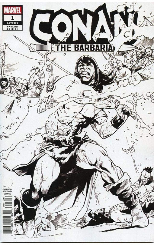 Conan the Barbarian #1 Mahmud Asrar Party Sketch Variant