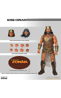 Conan the Barbarian Action Figure 1/12 King Conan 17 cm