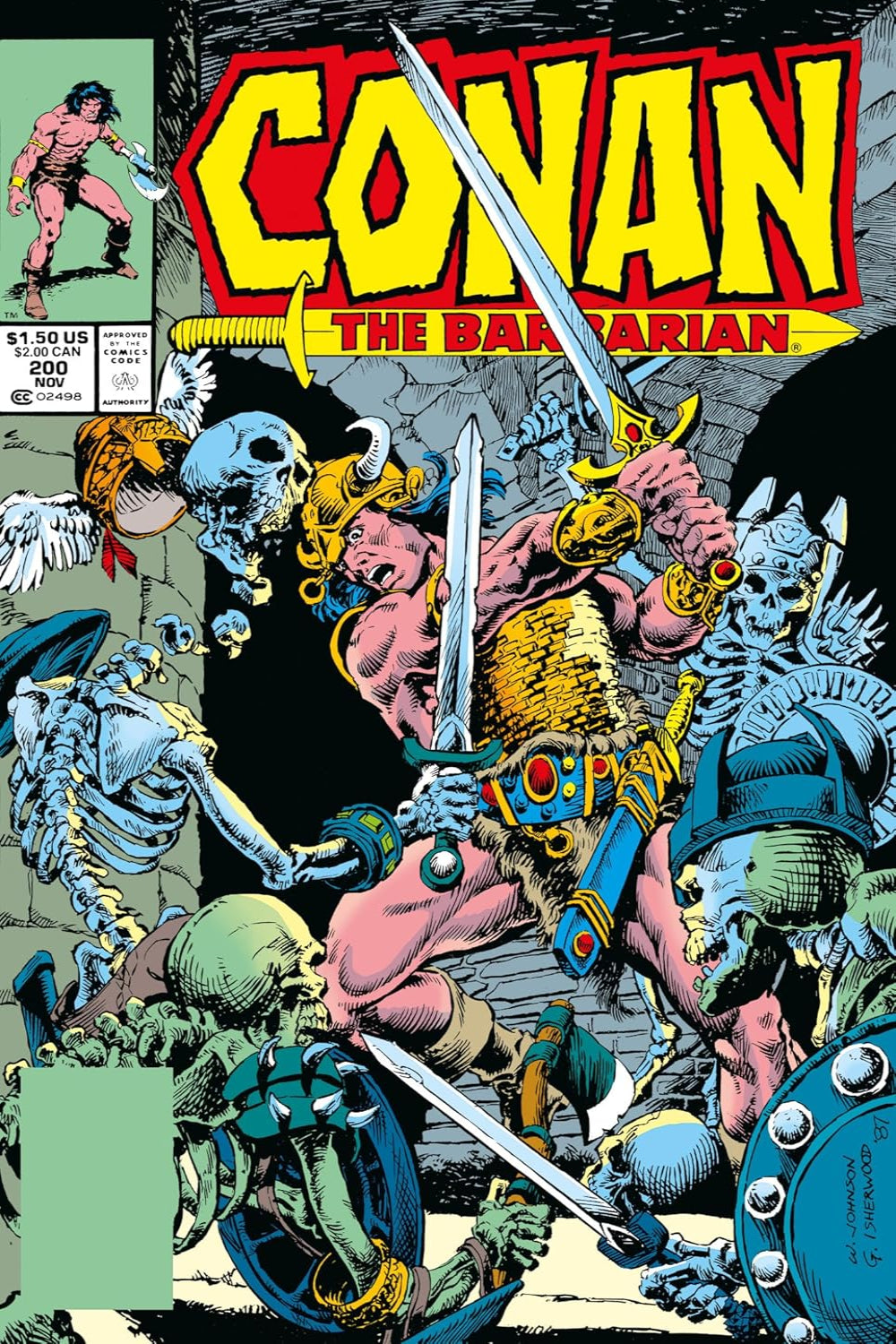 Conan the Barbarian: The Original Comics Omnibus vol 08 hardcover