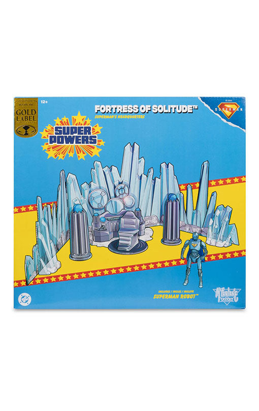 Superman DC Direct Playset Fortress of Solitude with Superman Robot