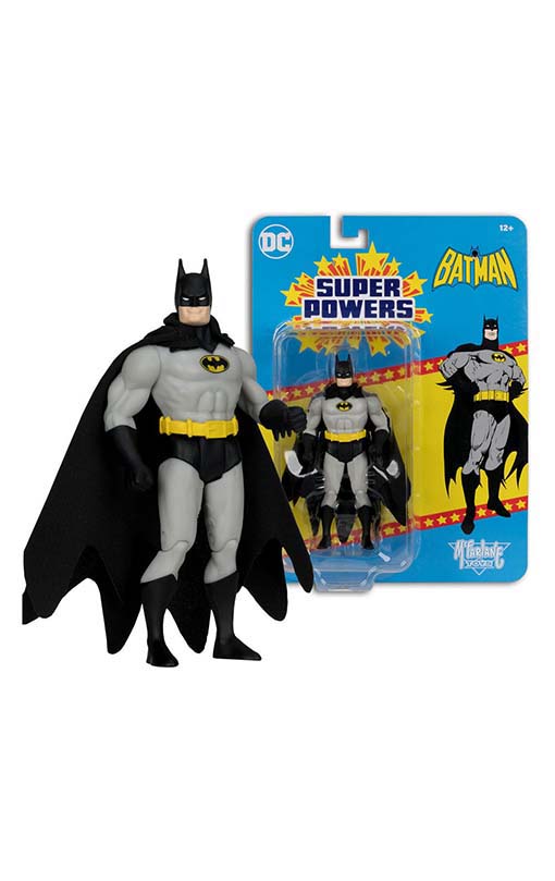 DC Direct Super Powers Action Figure Batman (Black and Grey) 13 cm