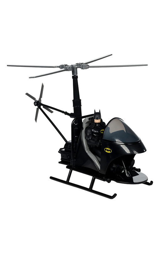 DC Direct Super Powers Action Figure Pack of 3 Batman (Black Suit), The Whirly & The Batwing (Black) (Gold Label) (SDCC) 13 cm