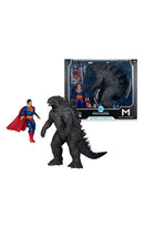 DC Justice League Monsterverse DC Multiverse Action Figures 2-Pack Superman Vs. Godzilla 30 cm