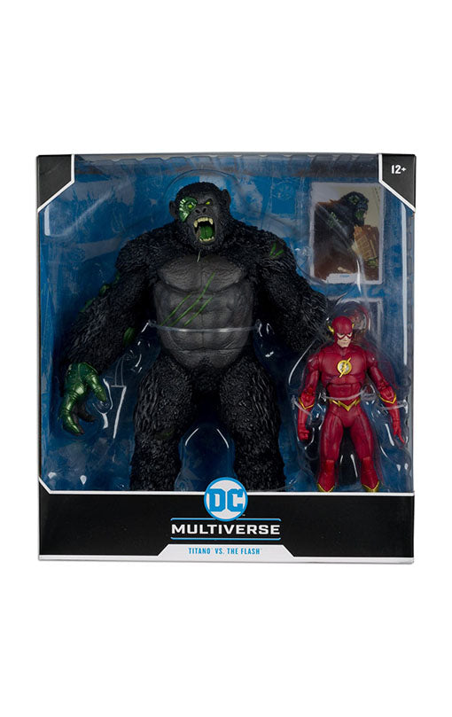 DC Multiverse Action Figure 2-Pack Flash vs. Titano 18 cm