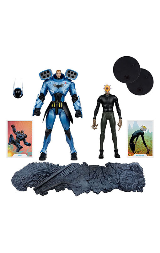 DC Multiverse Action Figure 2-Pack Rookie & Mr. Bloom (Batman: Endgame) (Gold Label) (SDCC) 18 cm