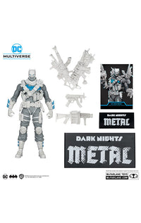 DC Multiverse Action Figure The Grim Knight (Dark Nights Metal) (Black & White Accent Edition) (Gold Label) 18 cm