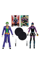 DC Multiverse Action Figures Pack of 2 The Joker & Punchline 18 cm