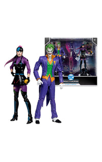 DC Multiverse Action Figures Pack of 2 The Joker & Punchline 18 cm