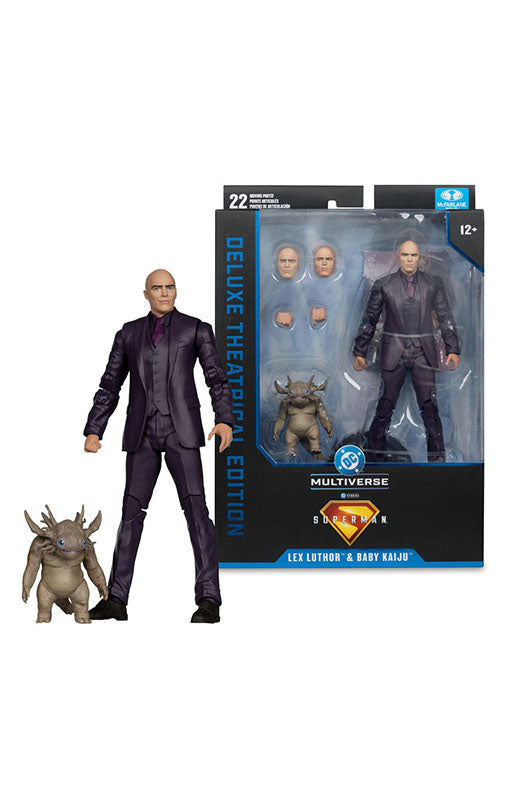 Superman DC Multiverse Deluxe Action Figure Lex Luthor with Baby Kaiju (Deluxe Theatrical Edition) 18 cm