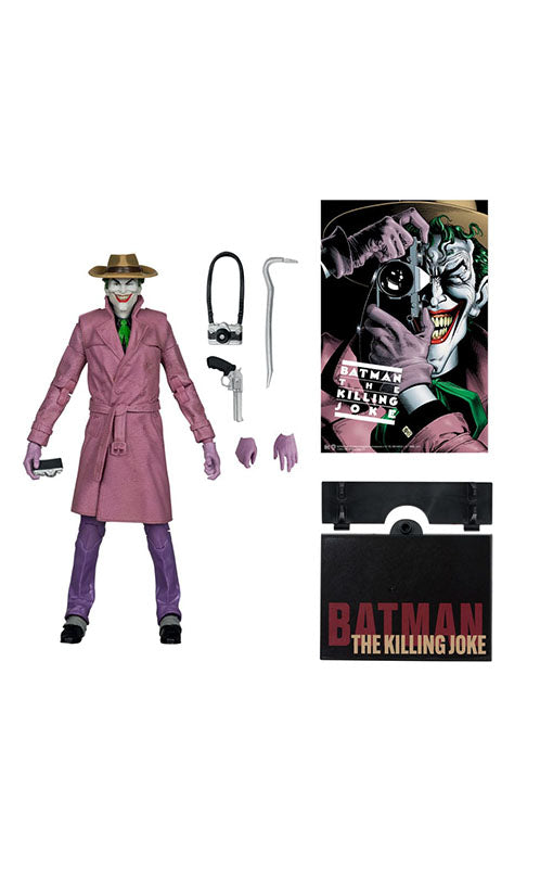 DC Multiverse McFarlane Cover Recreations Action Figure The Joker (Batman: The Killing Joke) (Gold Label) 18 cm