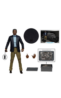 DC Multiverse Vehicle Tumbler with Lucuis Fox (The Dark Knight) (Gold Label)