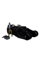 DC Multiverse Vehicle Tumbler with Lucuis Fox (The Dark Knight) (Gold Label)