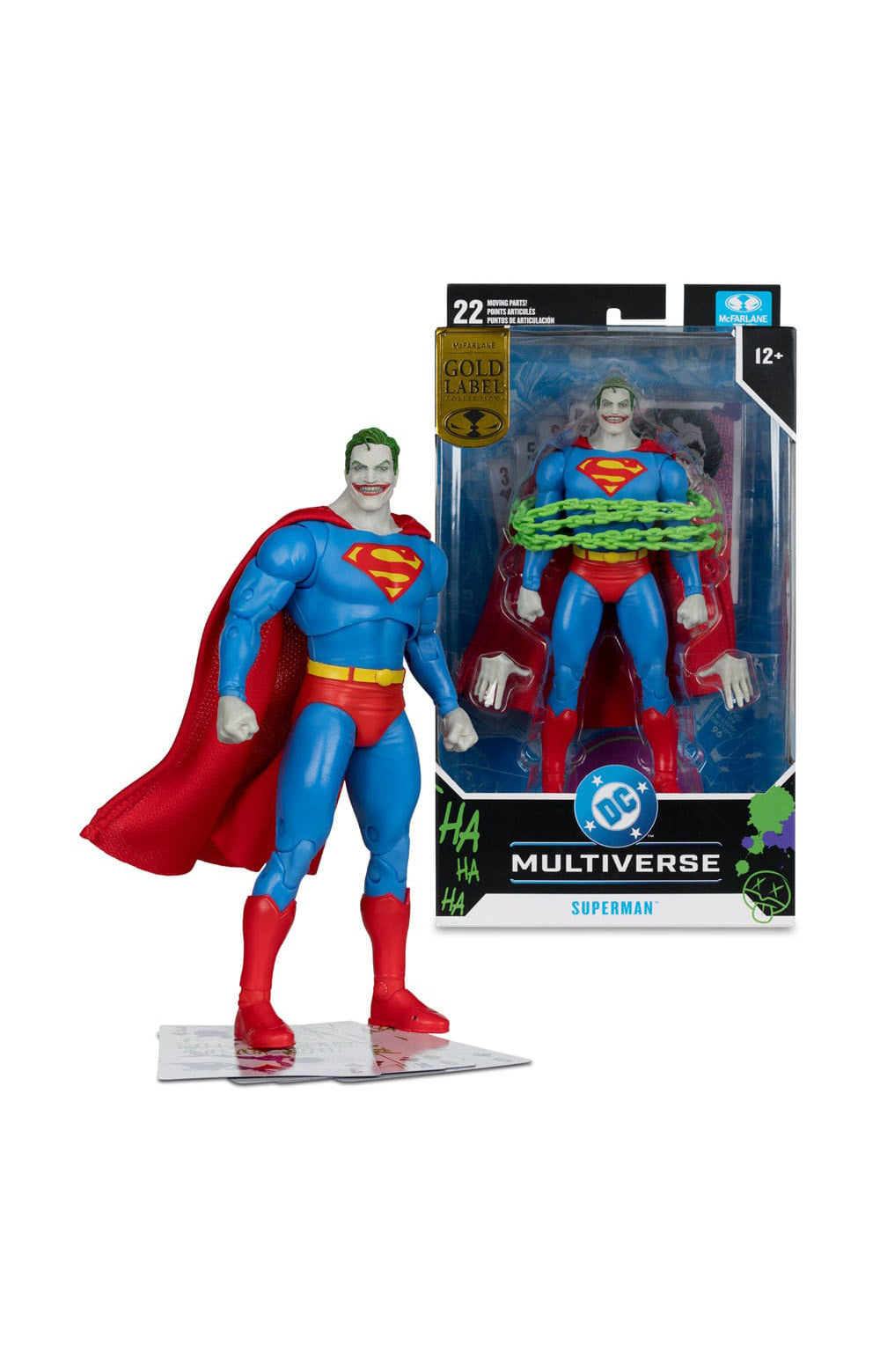 DC Comics DC Multiverse Action Figure Superman (Superman #9) (Jokerized) (Gold Label) 18 cm