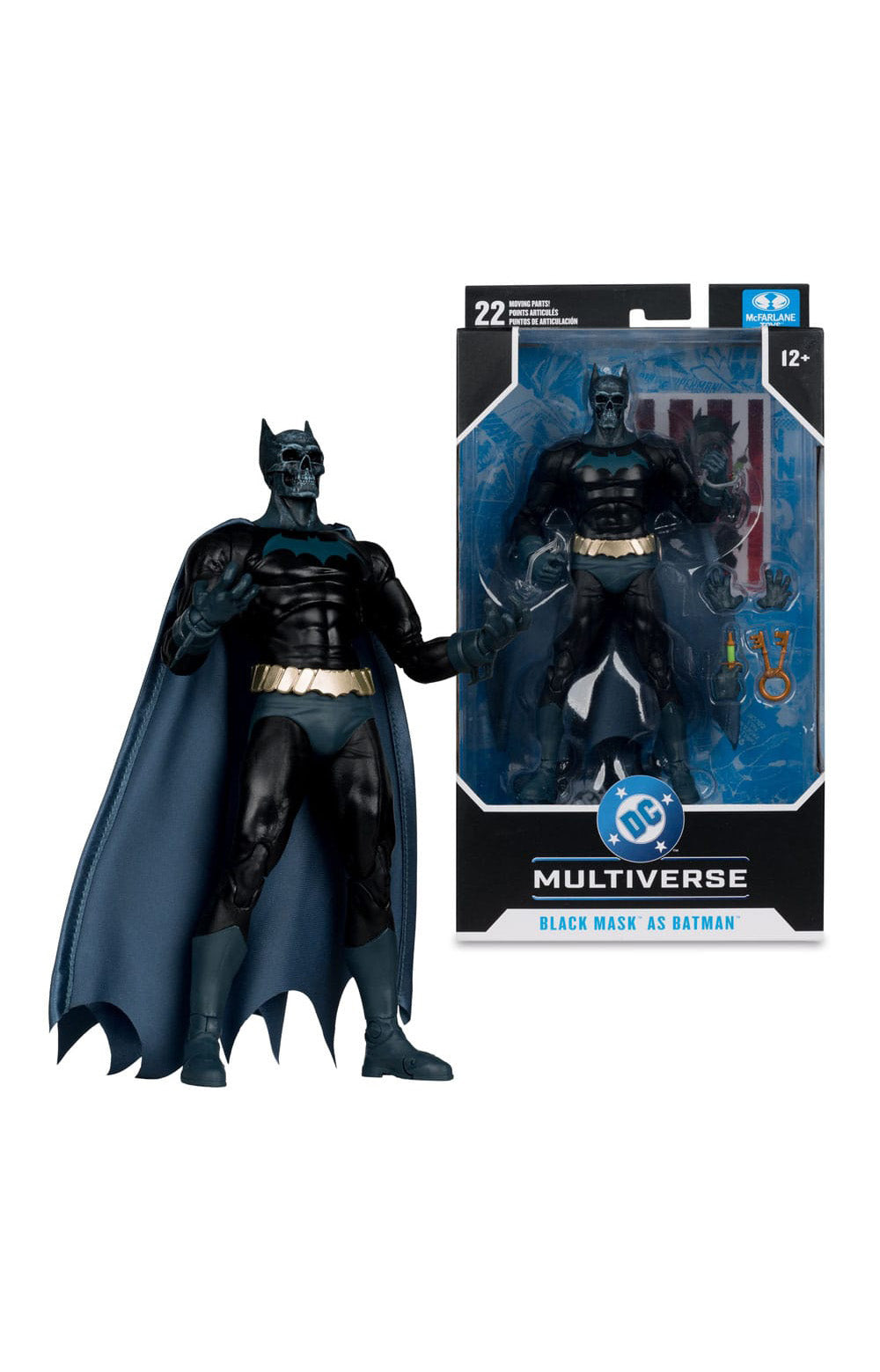 DC Multiverse Action Figure Black Mask as Batman (Beneath the Mask) 18 cm