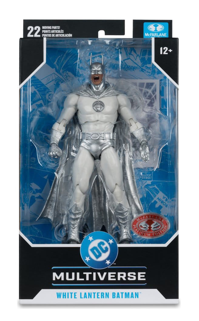 DC Multiverse Action Figure White Lantern Batman (Brightest Day) (Red Platinum Edition)
