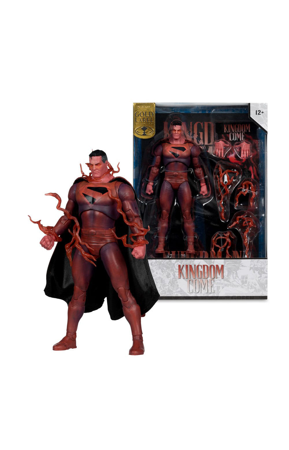 DC Multiverse McFarlane Cover Recreations Action Figure Superman (Kingdom Come) (Gold Label) 18 cm