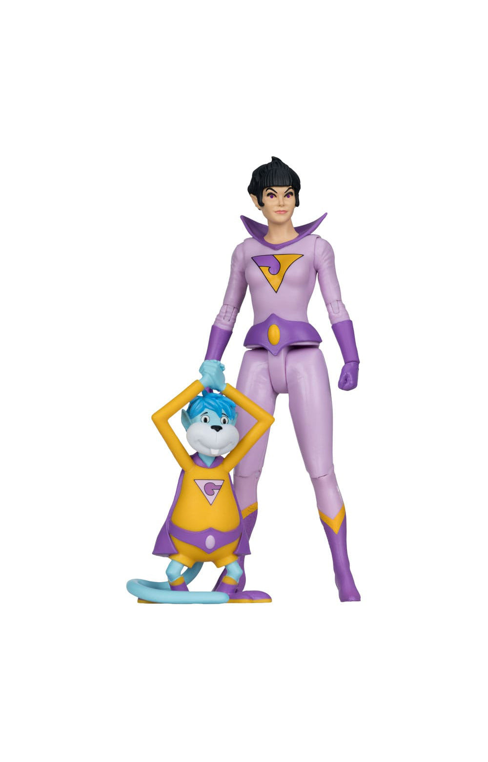 DC Retro Super Friends Action Figure Jayna & Gleek (Red Platinum Edition) 15 cm