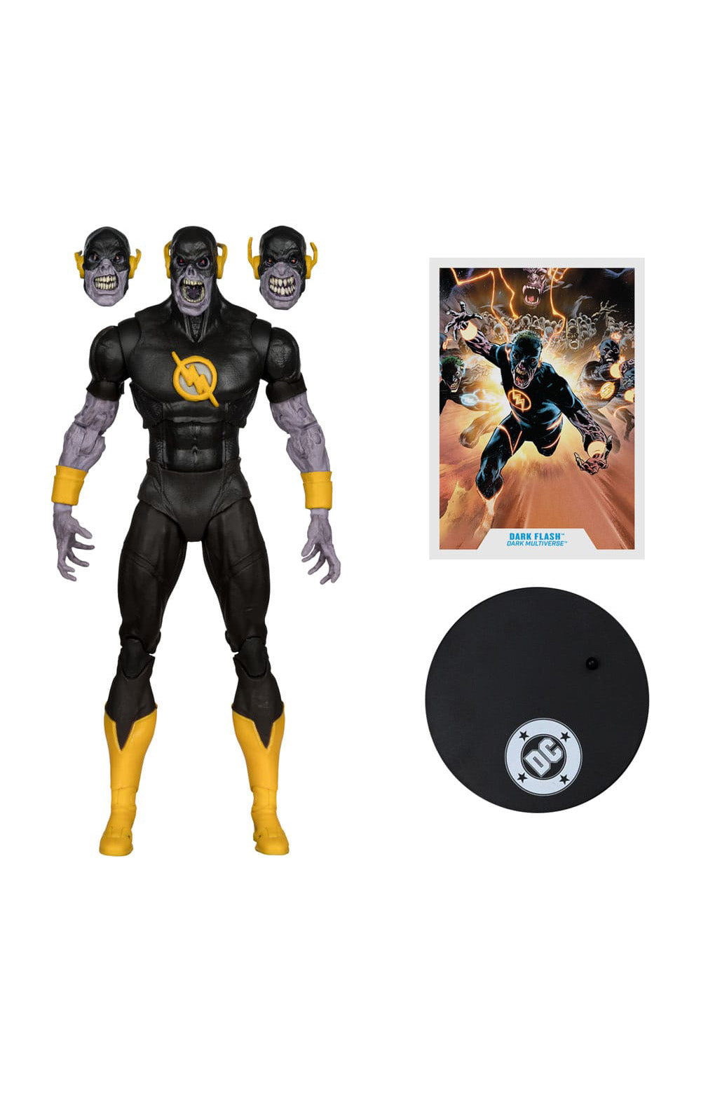 DC Comics DC Multiverse Action Figure Dark Flash (Dark Mulitverse) (Red Platinum Edition) 18 cm