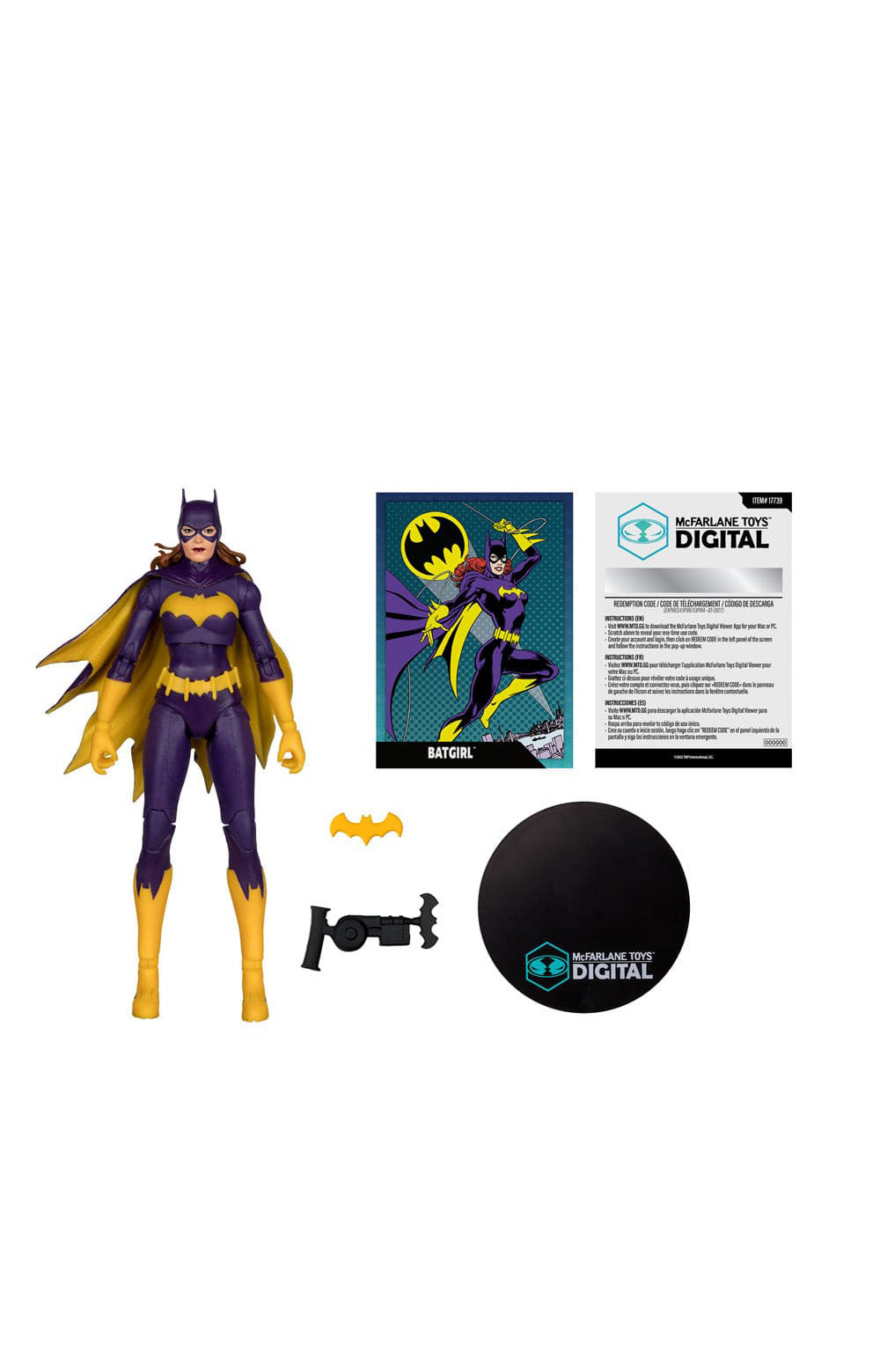 DC Direct McFarlane Toys Digital Action Figure Batgirl (DC Classics) 18 cm