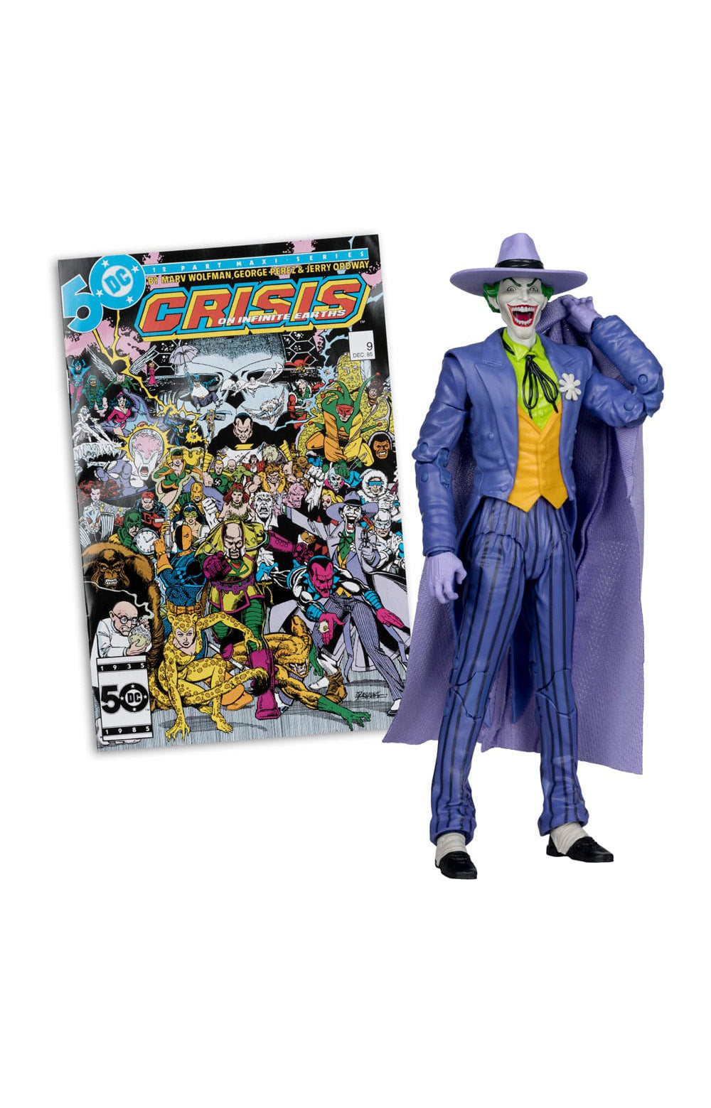 DC Direct Page Punchers Action Figure The Joker (Crisis on Infinite Earths) 18 cm