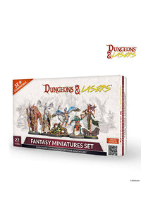 DUNGEONS AND LASERS - FANTASY MINIATURES SET