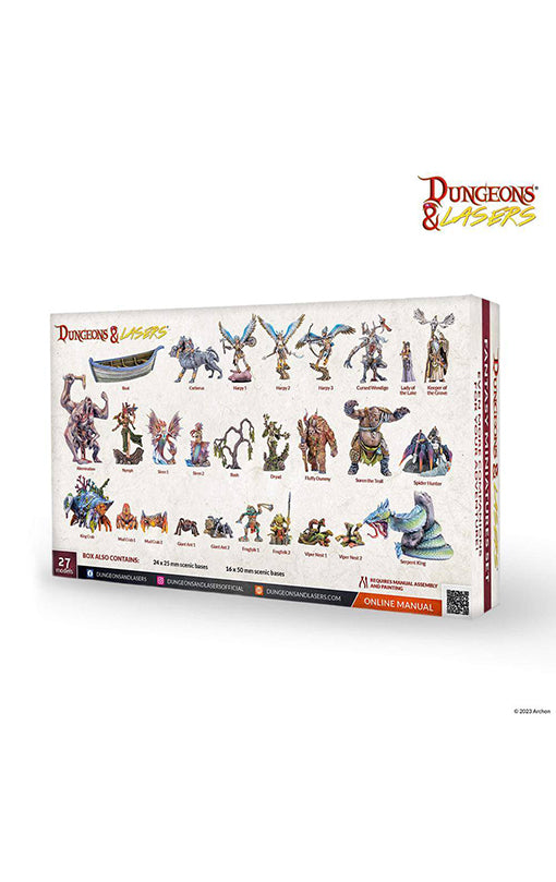 DUNGEONS AND LASERS - FANTASY MINIATURES SET
